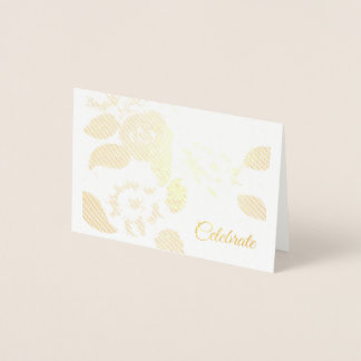 Weddensuitnodiging Folie Kaarten