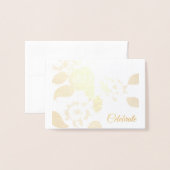 Weddensuitnodiging Folie Kaarten (Voorkant met envelop)