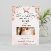 Weddensuitnodiging Folie Uitnodiging (Staand Voorkant)