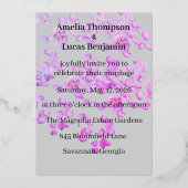 Weddensuitnodiging Folie Uitnodiging (Voorkant)