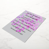 Weddensuitnodiging Folie Uitnodiging (Gedraaid)