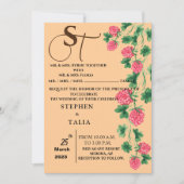 Weddensuitnodiging Kaart (Voorkant)