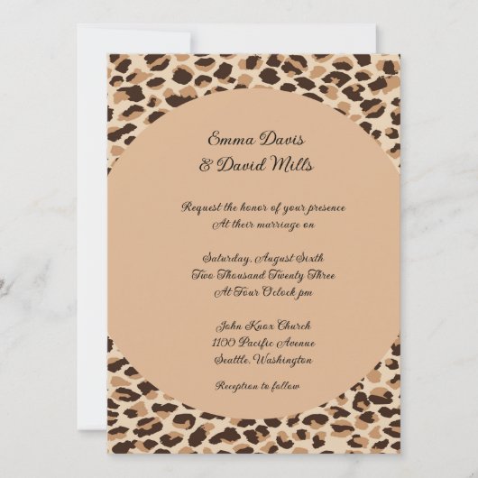 Weddensuitnodiging Kaart (Voorkant)