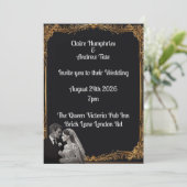 Weddensuitnodiging Kaart (Staand voorkant)