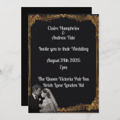 Weddensuitnodiging Kaart (Voorkant / Achterkant)