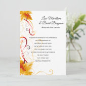 Weddensuitnodiging Kaart (Staand voorkant)