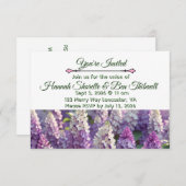 Weddensuitnodiging Kaart (Voorkant / Achterkant)