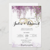 Weddensuitnodiging Kaart (Voorkant / Achterkant)