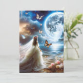 Weddensuitnodiging Kaart (Staand voorkant)