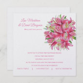 Weddensuitnodiging Kaart (Voorkant / Achterkant)