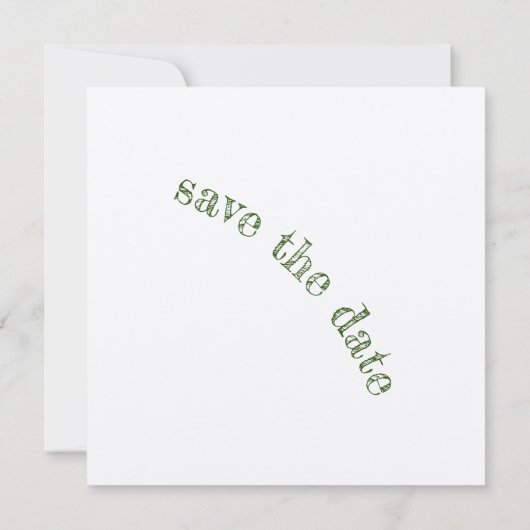 Weddensuitnodiging Kaart (Achterkant)