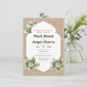 Weddensuitnodiging Kaart (Staand voorkant)