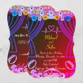 Weddensuitnodiging Kaart (Voorkant / Achterkant)