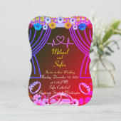 Weddensuitnodiging Kaart (Staand voorkant)