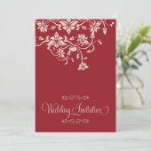 Weddensuitnodiging Kaart (Staand voorkant)