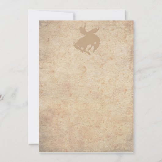 Weddensuitnodiging Kaart (Achterkant)