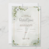 Weddensuitnodiging Kaart (Voorkant)