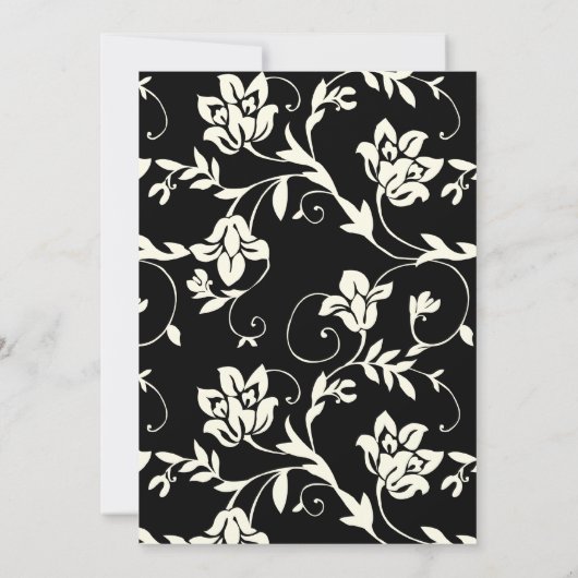 Weddensuitnodiging Kaart (Achterkant)