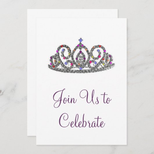 Weddensuitnodiging Kaart (Voorkant / Achterkant)