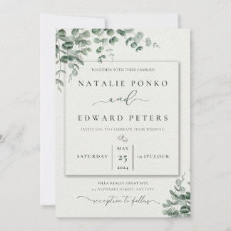 Weddensuitnodiging Kaart