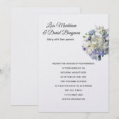 Weddensuitnodiging Kaart (Voorkant / Achterkant)