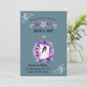 Weddensuitnodiging Kaart (Staand voorkant)