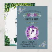 Weddensuitnodiging Kaart (Voorkant / Achterkant)