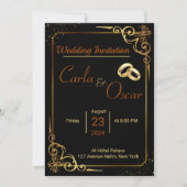 Weddensuitnodiging Kaart (Voorkant)