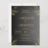 Weddensuitnodiging Kaart (Voorkant)