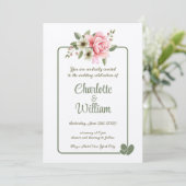 Weddensuitnodiging Kaart (Staand voorkant)