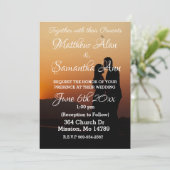 Weddensuitnodiging Kaart (Staand voorkant)