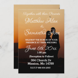 Weddensuitnodiging Kaart