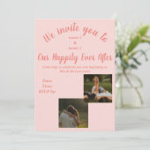 Weddensuitnodiging Kaart (Staand voorkant)