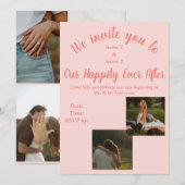 Weddensuitnodiging Kaart (Voorkant / Achterkant)