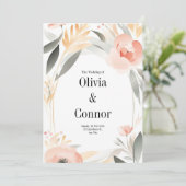 Weddensuitnodiging Kaart (Staand voorkant)