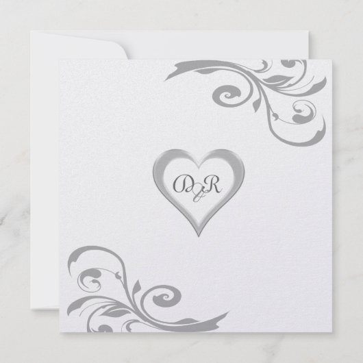 Weddensuitnodiging Kaart (Achterkant)