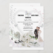 Weddensuitnodiging Kaart (Voorkant / Achterkant)