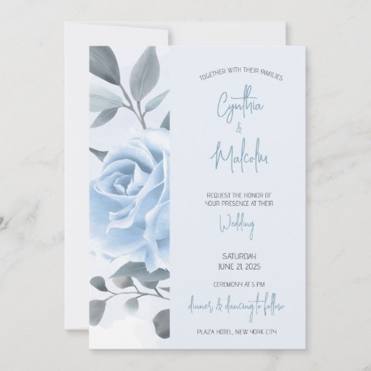 Weddensuitnodiging Kaart (Voorkant)