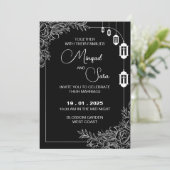 Weddensuitnodiging Kaart (Staand voorkant)