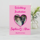 Weddensuitnodiging Kaart (Staand voorkant)