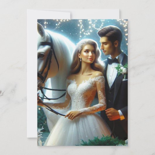 Weddensuitnodiging Kaart (Voorkant)