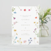 Weddensuitnodiging Kaart (Staand voorkant)