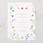 Weddensuitnodiging Kaart (Voorkant / Achterkant)