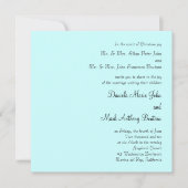 Weddensuitnodiging Kaart (Voorkant)