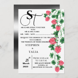 Weddensuitnodiging Kaart