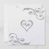 Weddensuitnodiging Kaart (Achterkant)