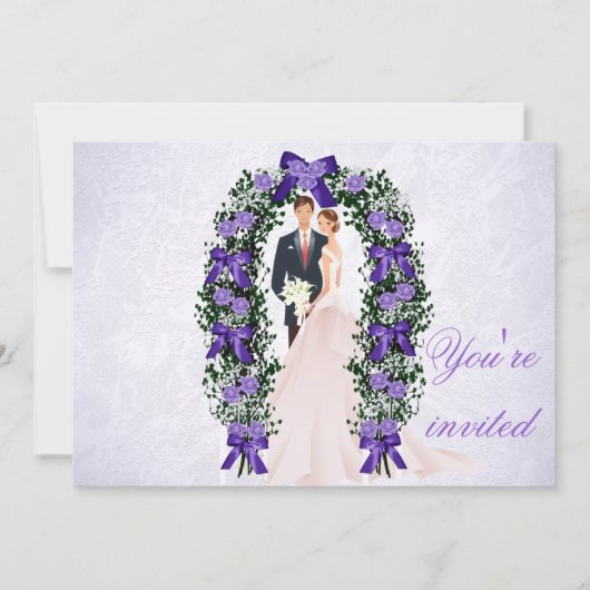 Weddensuitnodiging Kaart (Voorkant)