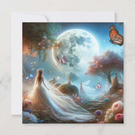 Weddensuitnodiging Kaart (Voorkant)