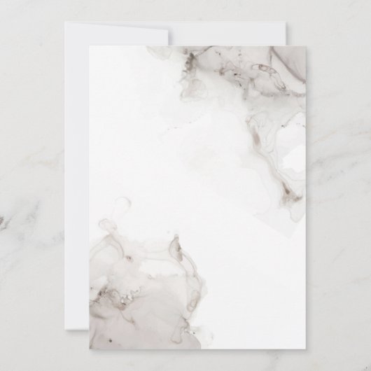 Weddensuitnodiging Kaart (Achterkant)