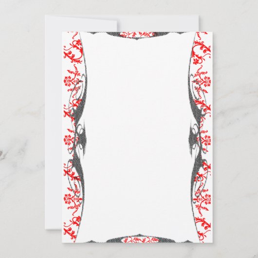 Weddensuitnodiging Kaart (Achterkant)